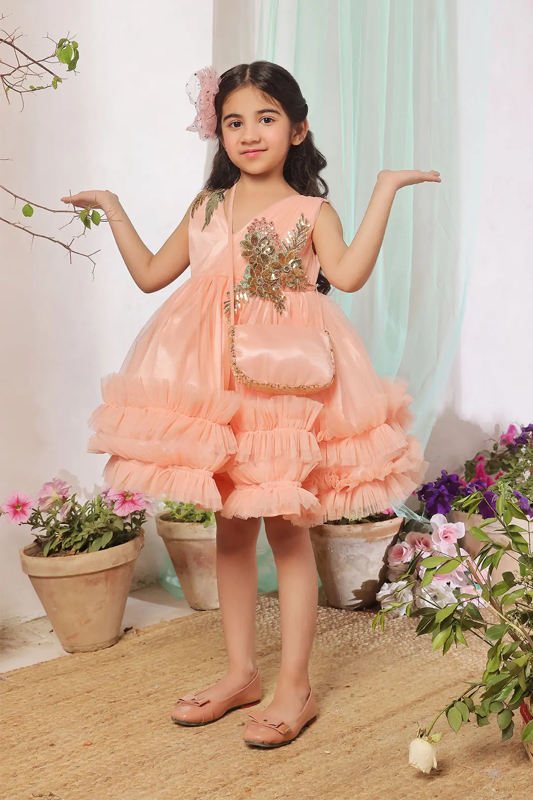 Ruffled Dress — elegant women's wear